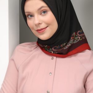 LEVIDORFarbenfrohes Paisley-Muster-Kopftuch