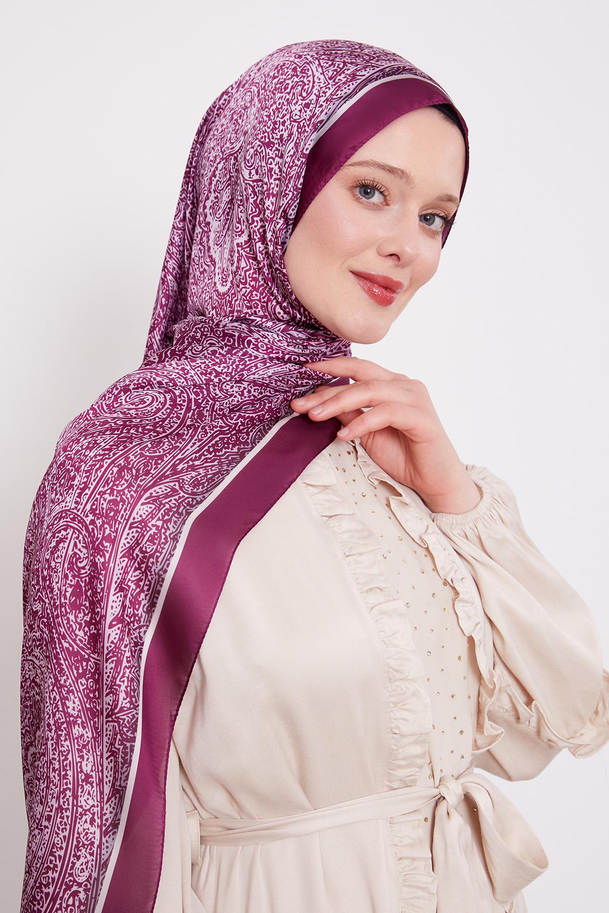 LEVIDOR Indischer Seidenschal – Bild 3