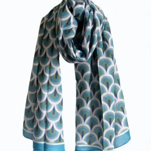 Schal mit Schleifenmuster