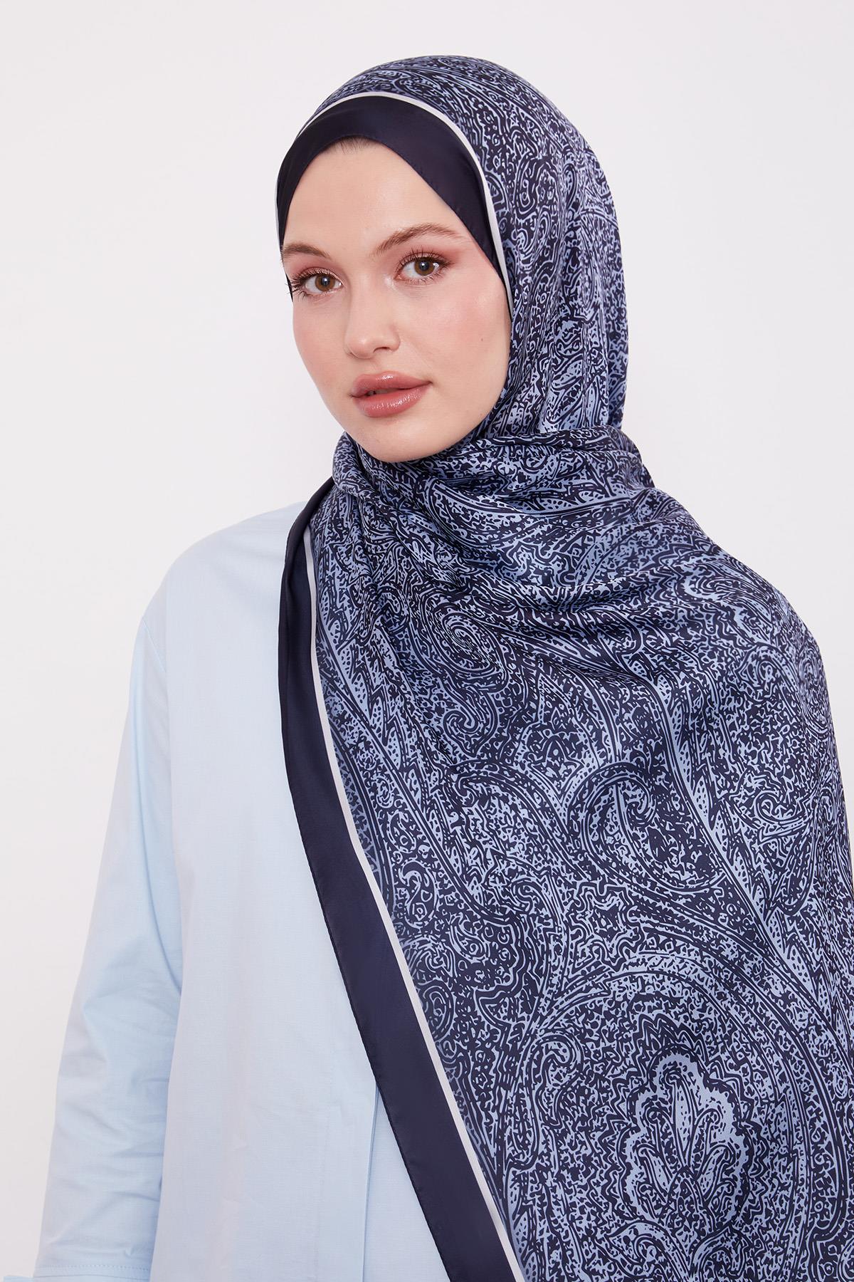 LEVIDOR Indischer Seidenschal – Bild 2