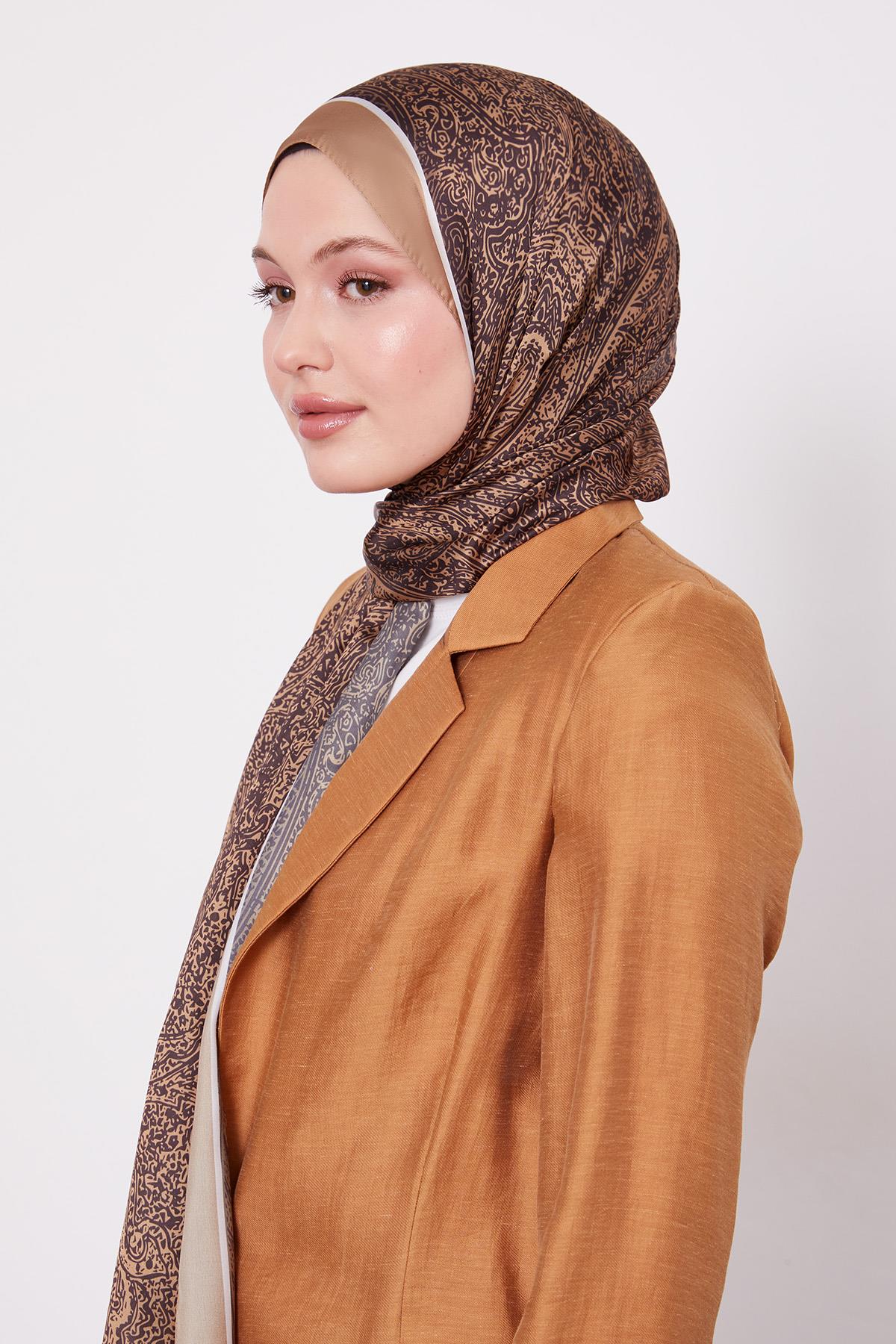 LEVIDOR Indischer Seidenschal – Bild 4