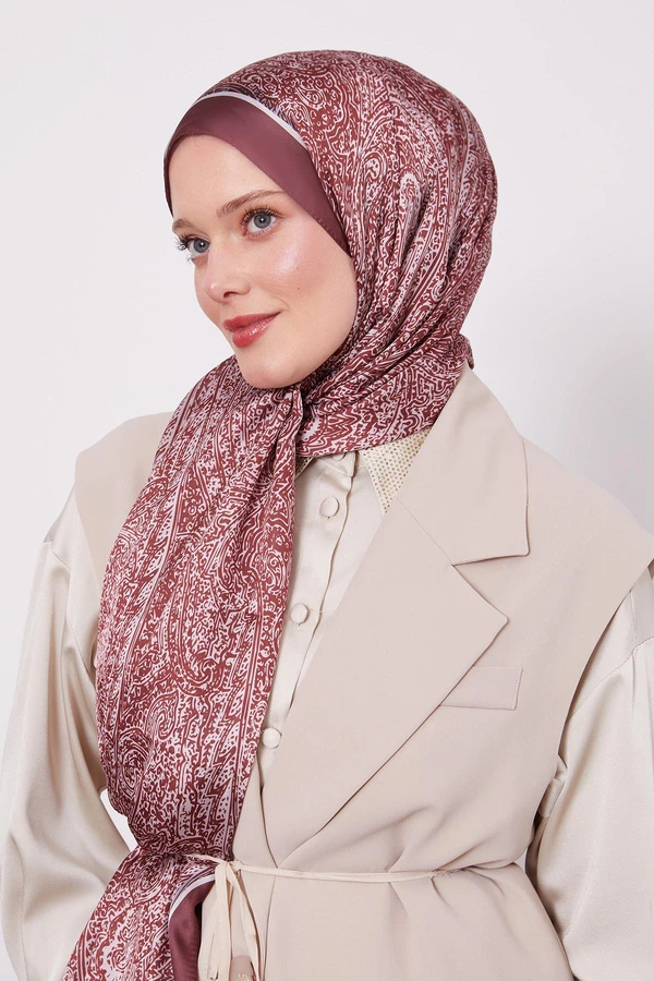 LEVIDOR Indischer Seidenschal – Bild 5