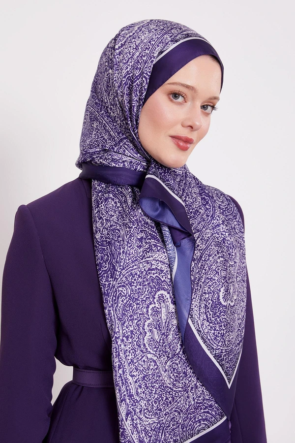 LEVIDOR Indischer Seidenschal – Bild 10