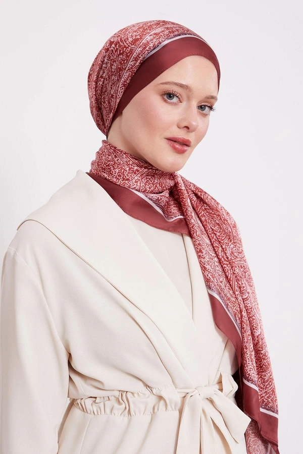 LEVIDOR Indischer Seidenschal – Bild 11